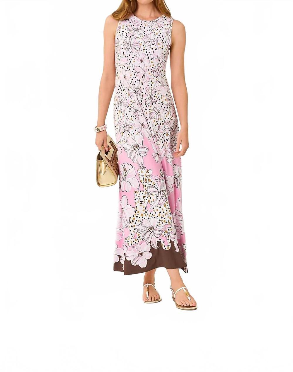 NEW LILLY PULITZER ellison maxi dress in coco beach wildness engineered